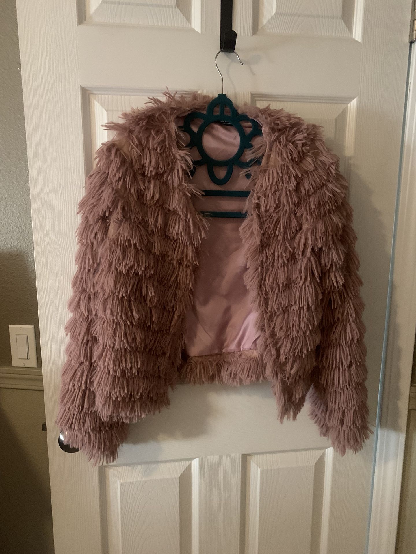 Shaggy Faux Fur Jacket