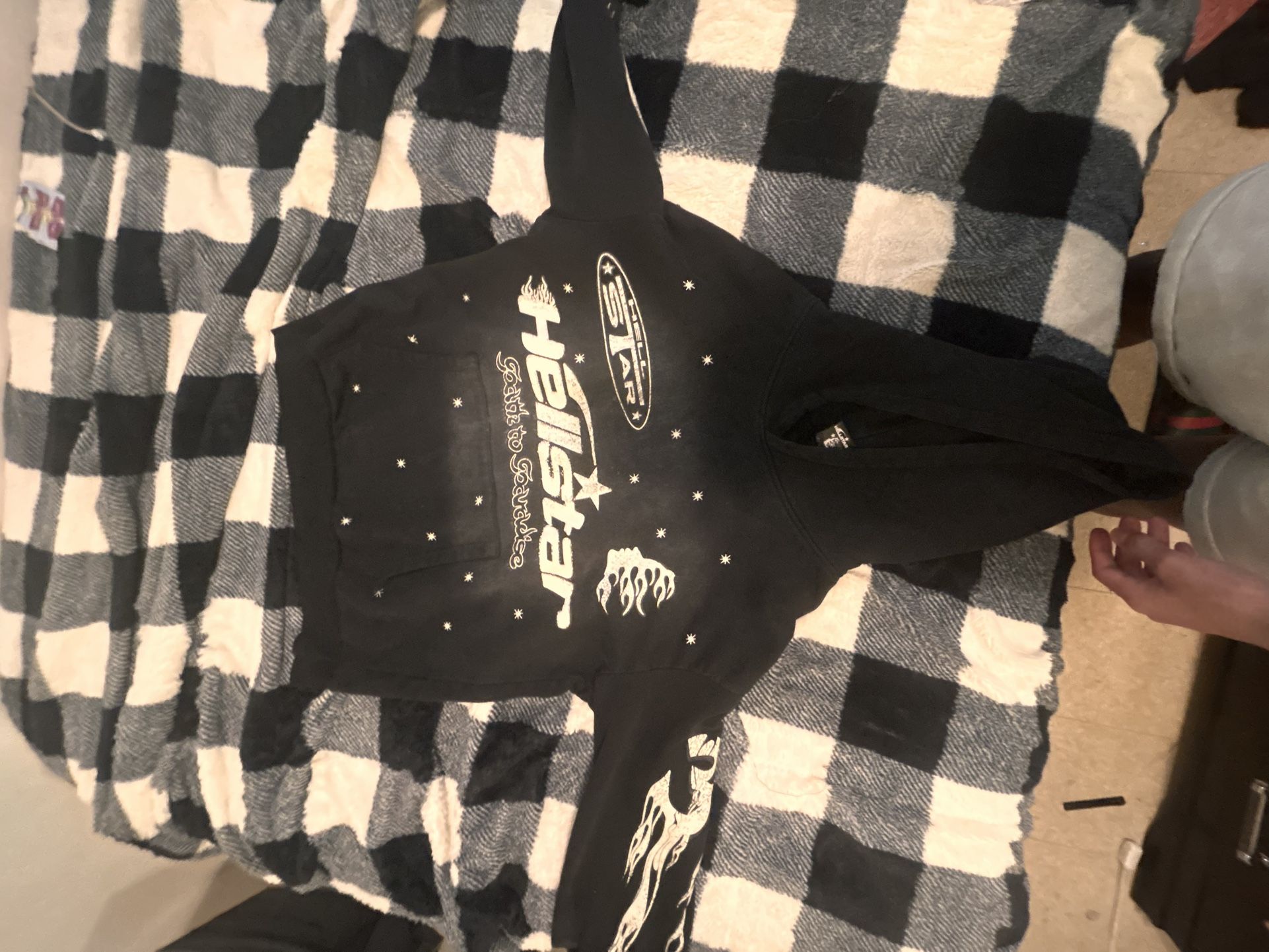 Black Hell Star Hoodie