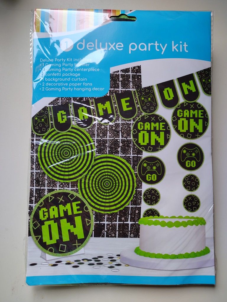 Game On Themed Deluxe Party Kit 8 Piece