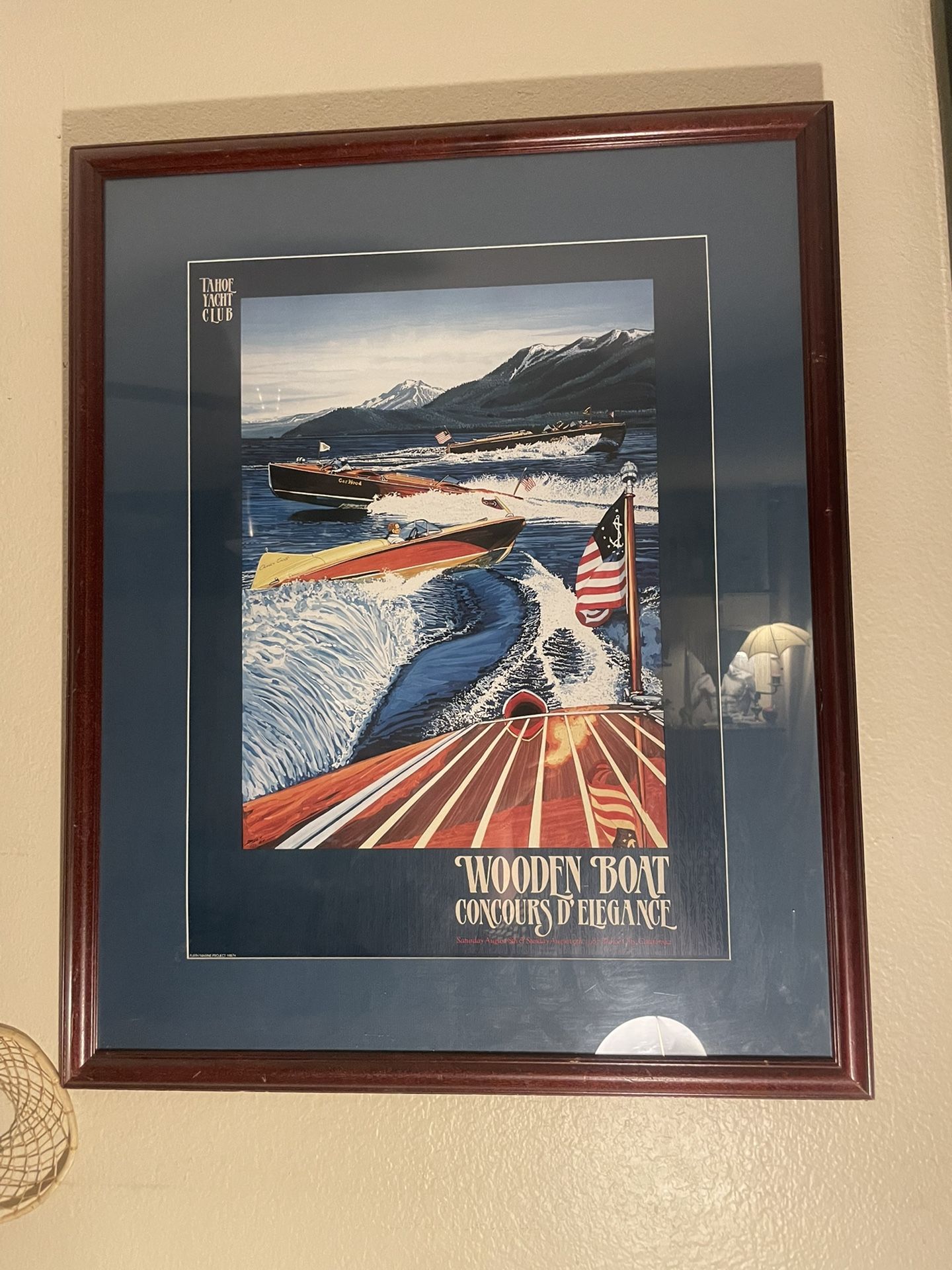 Vintage Lake Tahoe Concours D’Elegance Poster