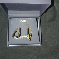 Golden And Silver Color Earrings 