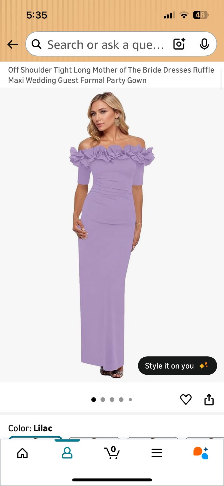 Off Shoulder Tight Long Mother of The Bride Dresser