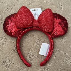 Red Disney Valentines Ears