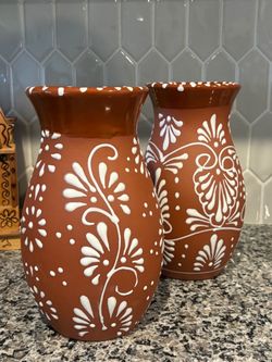 Talavera Hand Painted Vases
