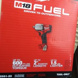 Milwaukee M18 Fuel 1/2" Mid Torque Impact Wrench With Friction Ring 