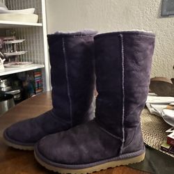 purple uggs size 6
