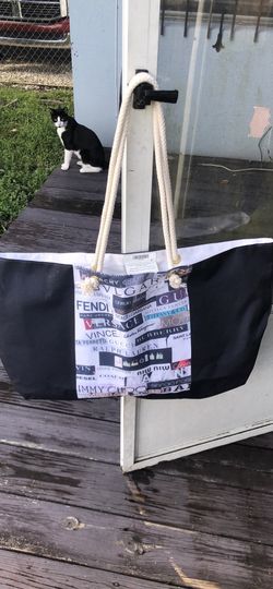 Designer original beach tote