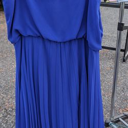 Designer dress Long Royal Blue size 16