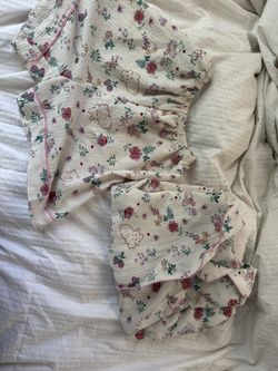 Bunny Floral Pj Set 