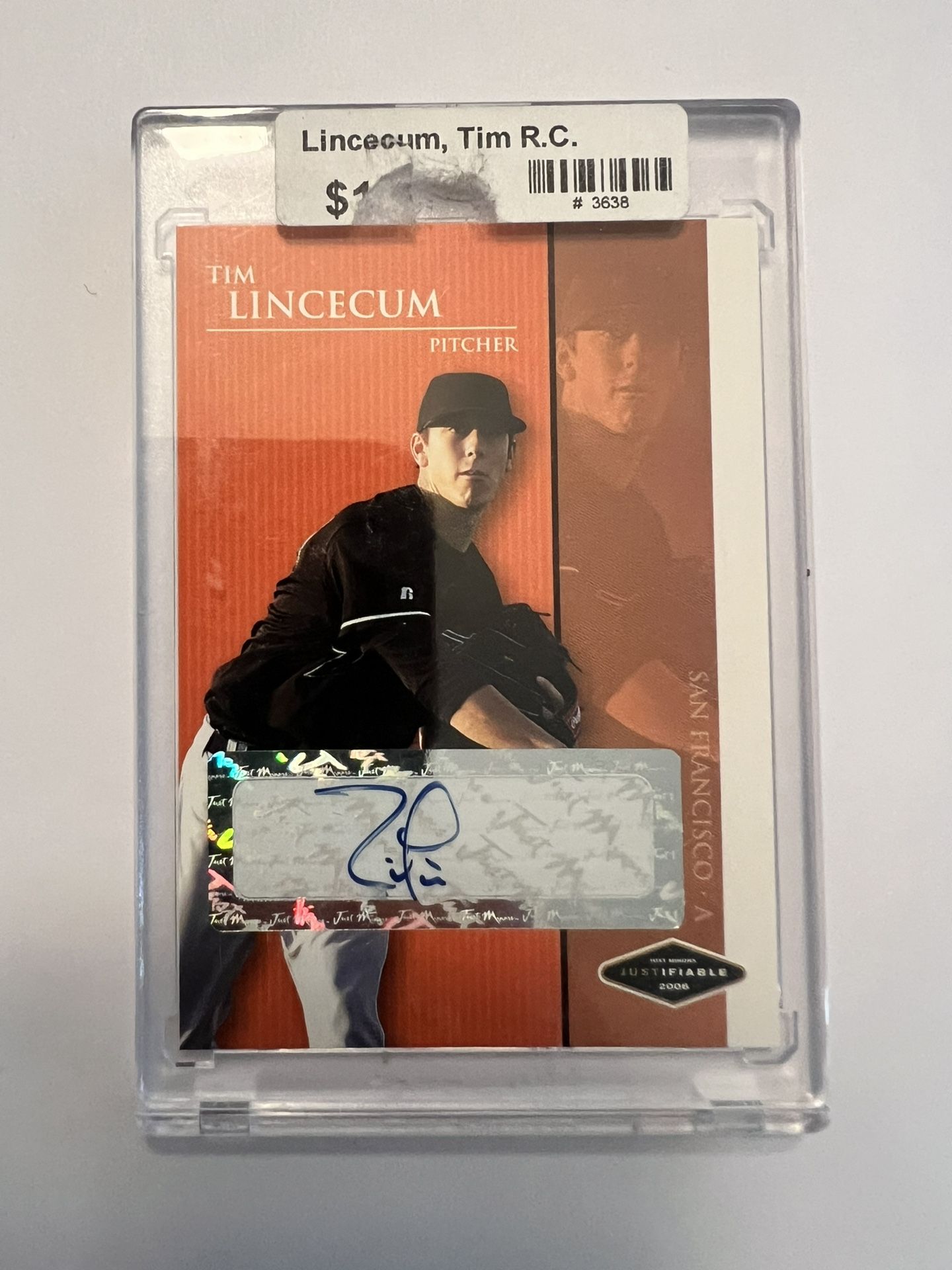 Tim Lincecum Signed Rookie Card