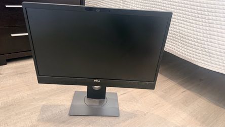 Dell 24-inch monitor with a built-in webcam