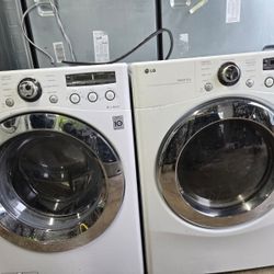 Lg Washer And Dryer Set Electric 