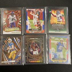 Numbered  Football Sports Cards