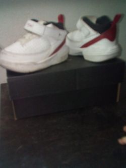 Air Jordan white& red size 5c children