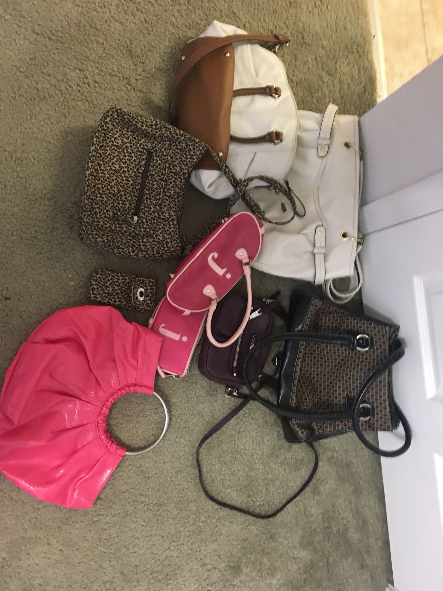 Lot of 10 designer purses including (I have new coach purse too not included in price) wallet and phone cases