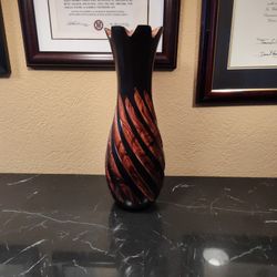 Jamaican Wooden Vase