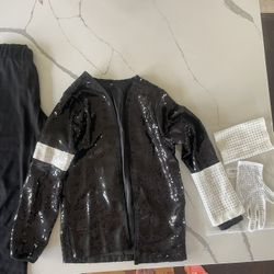 Micheal Jackson  Billi Jean Kids Custome