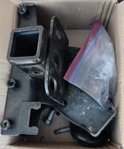 Jeep Wrangler Tow Hitch Receiver And Tow Hook - Stock