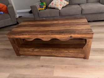 Rustic Wood Coffee Table