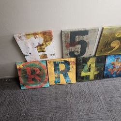 Printed paintings in good condition