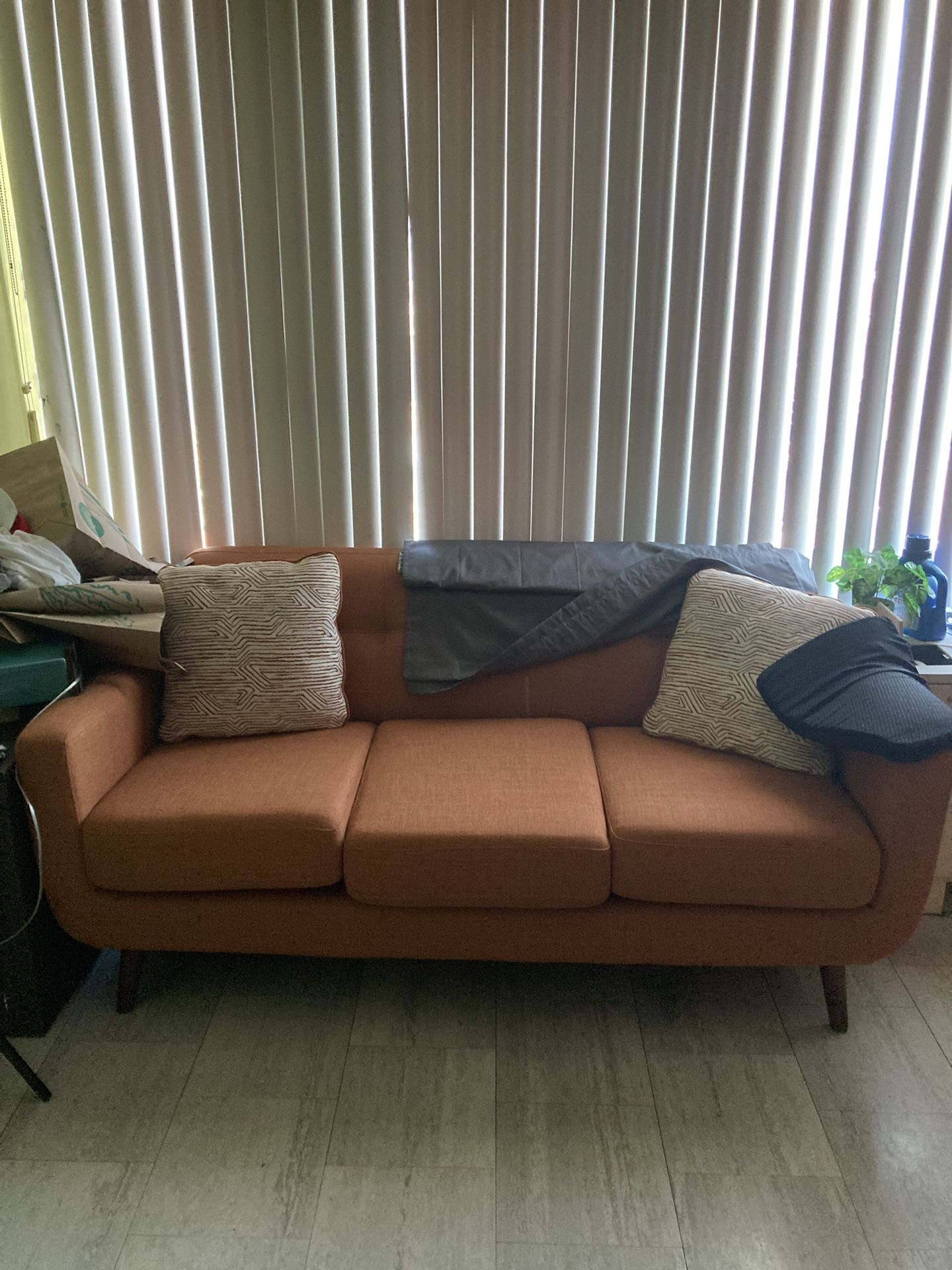 Bobs Furniture Bettie Russet Couch