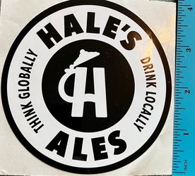 BEER NERD ALERT! Hale's Ales Brewery Sticker