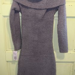 Purple Classy Dress