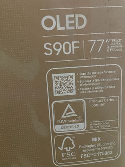 Samsung - 77” Class S90F Series OLED 4K UHD SamsungVision AI Smart Tizen TV