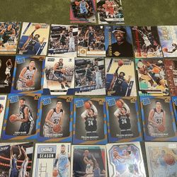 Lot of 30 Grizzlies Basketball Cards Stars-Inserts-Rookies