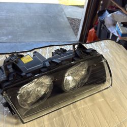 BMW E36 RH OEM Headlight Euro Glass Type
