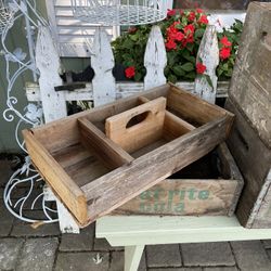 Vintage Wooden Tool Caddy