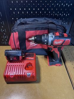 Milwaukee M18 Drill Driver with Battery and Charger