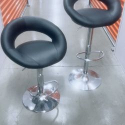 Modern Adjustable Bar Stools (Set of 2)