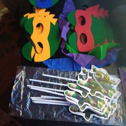 Ninja Turtle Birthday Or Dress Up Party Favors