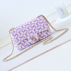 Lilac Stardust CC Flap Bag 💫