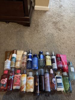 All brand new lot Victoria and bath and body 21 items