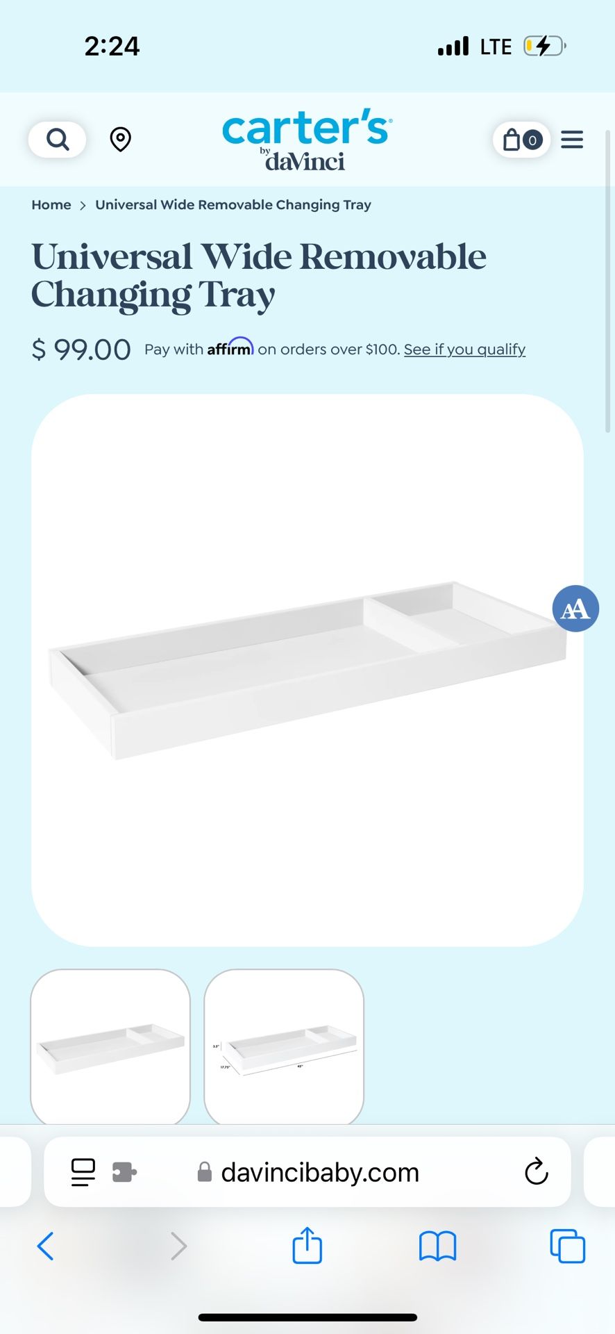 Top Changing table