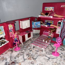 Barbie Sisters Life In The Dream House Camper RV Glam Camp