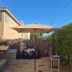 6.5" FT Square Market Umbrella Patio Color: Tan Kaky Base Not Included 