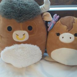 Bull And Horse Squishmallow 