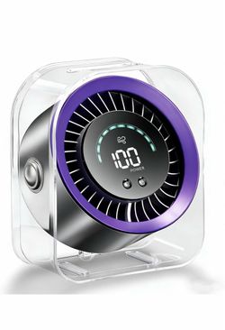 Compact Desktop Air Fan with LED Display
