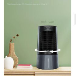 Portable Bonaire Durango Duet Spot Oscillating Personal Evaporative Air Cooler & Fan