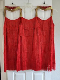 Red Flapper 1920s Dresses