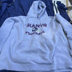 Reebok New York Giants Grey Hoodie  Mens Size XXL 