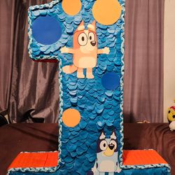 Bluey Number Pinata