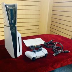Playstation 5 Game Console Disc version, Wireless Controller,charging cord, Power Cord , HDMI Cord & Manuel  