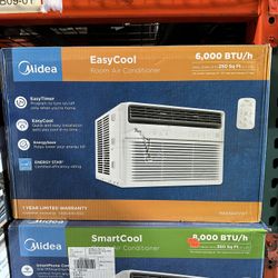 Midea 6,000 BTU Room Window Air Conditioner With Remote Control Brand New In Box 