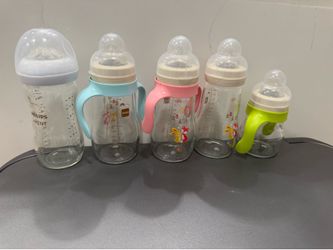 Philips Avent and MAM Baby Bottle Set of 5
