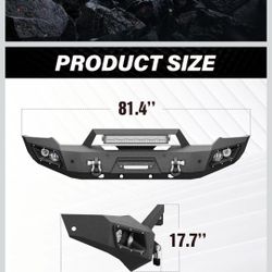 BUMPER COMES COMPLETE WHIT LED LIGHTS