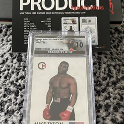 2023 Cook Is. Mike Tyson .999 Fine